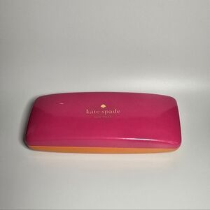 Kate Spade Pink & Orange Eyewear Case